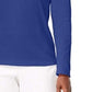 Karen Scott Blusa feminina de algodão com decote redondo, azul, tamanho pequeno e pequeno