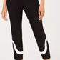 Calça Alfani Feminina Colorblocked Preta Tamanho 8 Petite