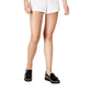 Shorts chino femininos Maison Jules com frente lisa, branco, tamanho 6