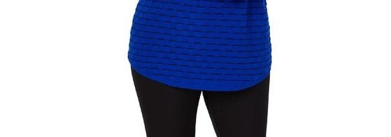 Karen Scott Suéter Texturizado Feminino Azul Marinho Tamanho P