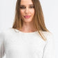 Karen Scott Top Feminino de Algodão Marmorizado com Bainha Curva Tamanho Natural X-G