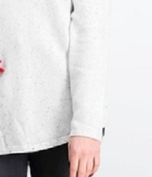 Karen Scott Top Feminino de Algodão Marmorizado com Bainha Curva Tamanho Natural X-G