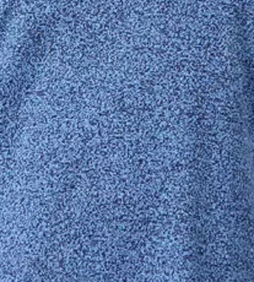 Karen Scott Suéter Feminino de Algodão com Bainha Curva Azul Tamanho Pequeno