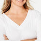 Karen Scott Top Feminino com Acabamento em Ilhós Branco Tamanho P