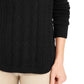 Camiseta feminina texturizada e estampada, manga comprida, gola redonda, tamanho X-S