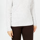 Karen Scott Suéter Feminino Petite Tricô com Decote em V Tamanho Natural Petite
