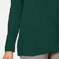 Karen Scott Suéter Feminino de Algodão com Gola Canoa Verde Tamanho Grande