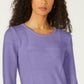 Karen Scott Suéter Feminino Patchwork com Ponto Roxo Tamanho X-G