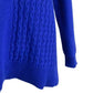 Suéter feminino Karen Scott de algodão com pontos mistos, azul, tamanho X-S