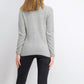 Karen Scott Cardigan texturizado com zíper frontal, cinza, tamanho XX-G