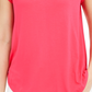Blusa de malha com decote em V Alfani feminina rosa escuro tamanho pequeno