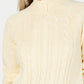Karen Scott Suéter Feminino Petite em Tricô Amarelo Tamanho Petite