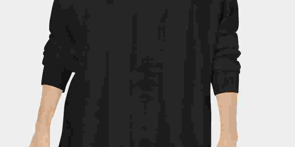 Karen Scott Cardigan Feminino Aberto na Frente Preto Tamanho Pequeno