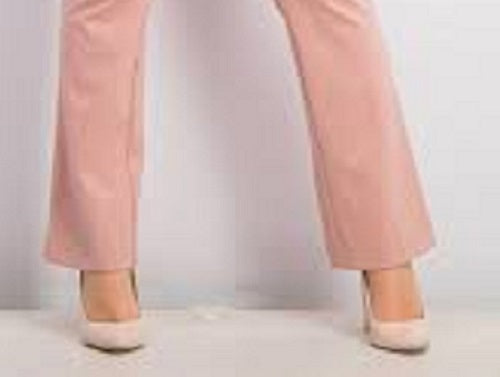 Calça Alfani Feminina Petite Hardware-Waist Rosa Escuro Tamanho 4 P