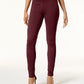 Leggings femininas Style &amp; Co Vinho Tamanho X-S