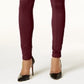 Leggings femininas Style &amp; Co Vinho Tamanho X-S