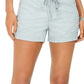 Shorts de popeline feminino estilo &amp; co, azul médio, tamanho grande