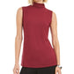 Blusa sem mangas Alfani feminina Borgonha tamanho XG vinho tamanho X-Grande