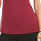 Blusa sem mangas Alfani feminina Borgonha tamanho XG vinho tamanho X-Grande