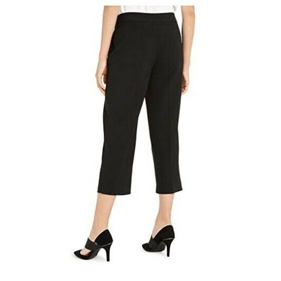 Calça culotte Alfani D-Ring feminina, preta, tamanho grande