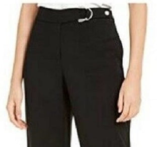 Calça culotte Alfani D-Ring feminina, preta, tamanho grande