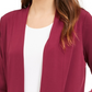 Cardigan feminino Alfani com frente aberta, vinho, tamanho XX-G