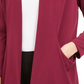Cardigan feminino Alfani com frente aberta, vinho, tamanho XX-G