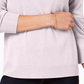Karen Scott Suéter Feminino Gola Alta Rosa Tamanho Médio