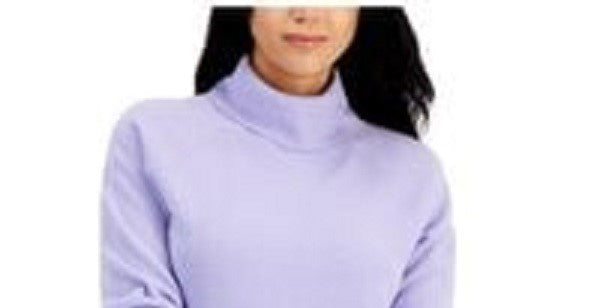 Karen Scott Suéter Feminino Gola Alta Roxo Tamanho P