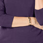 Karen Scott Suéter Feminino Gola Alta Roxo Médio Tamanho XS