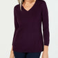 Karen Scott Suéter Feminino Gola V Roxo Tamanho XS