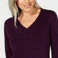 Karen Scott Suéter Feminino Gola V Roxo Tamanho XS