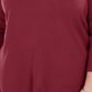 Karen Scott Suéter Luxsoft com decote em V feminino, vermelho, tamanho 3X