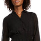 Vestido feminino de bolinhas Maison Jules, preto, tamanho XX-G