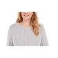 Karen Scott Suéter Feminino de Tricô com Painel Cinza Tamanho XS