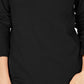 Karen Scott Suéter Feminino de Algodão com Gola Envelope Preto Tamanho XS