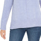 Blusa feminina texturizada mesclada manga comprida gola redonda tamanho pequeno