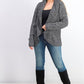 Karen Scott Cardigan Cocoon Feminino Preto Tamanho P