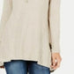 Suéter túnica feminino estilo &amp; co, bege, tamanho XXG
