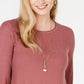 Suéter túnica feminino estilo &amp; co, roxo, tamanho grande