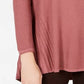 Suéter túnica feminino estilo &amp; co, roxo, tamanho grande