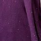 Karen Scott Suéter feminino com estampa de cachecol, roxo, tamanho pequeno