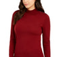 Charter Club Feminino Merino Wool Gola Alta Vinho Tamanho XXG