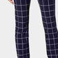 Calça feminina Charter Club Windowpane azul tamanho 8
