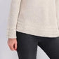 Suéter pulôver feminino estilo &amp; co, malha boxy, bege, cáqui, tamanho XXG