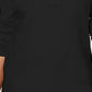Karen Scott Blusa de algodão com cadarço feminina, preta, tamanho X-S