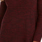 Suéter feminino de malha Pointelle Style &amp; Co, vermelho escuro, tamanho grande
