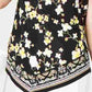 INC International Concepts Top Halter Estampado Feminino com Decote em Fechadura Amarelo Tamanho Médio