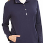 Karen Scott Sport Feminino Gola Simulada Bainha Ventilada Top Vermelho Tamanho X-S