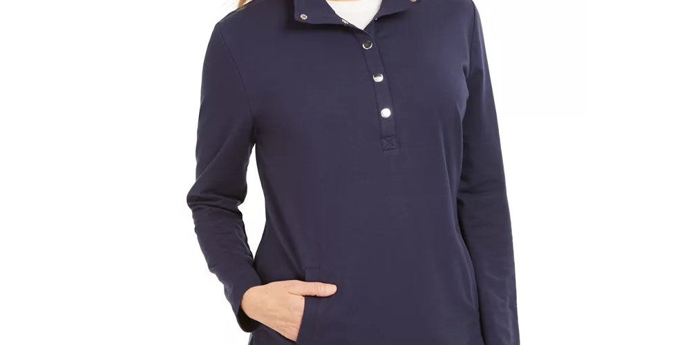 Karen Scott Sport Feminino Gola Simulada Bainha Ventilada Top Vermelho Tamanho X-S